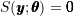 S(\pmb{y}; \pmb{\theta}) = \pmb{0}