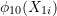 \phi_{10}(X_{1i})