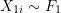 X_{1i} \sim F_1